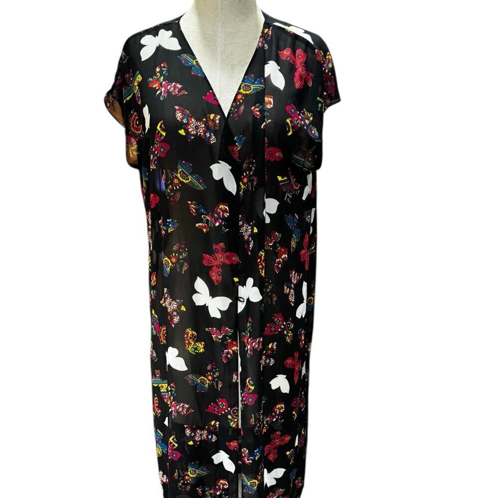 Vintage Victoria’s Secret Gold Label Butterfly Kimono Robe (90s) – Size M